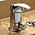  Contemporary Waterfall Tub Faucet with Hand Shower - Chrome Finish