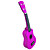  ukelele soprano basswood con cadenas / picos (multi-color)