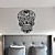  Aftagelige Skull Natur Wall Stickers