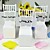  bianco sedia favore box design con carta (set di 12)