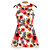  ALAN Sunflower Print Skater Jurk met voering (meer kleuren)