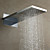  55×23cm A Grade ABS Chrome Finish Rain Shower Head