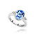  Charming Alloy Platinum Plated Austrian Crystal Ring(More Colors)