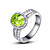  Charming 925 Sterling Silver Platinum Plated Birthstone Ring(More Colors)