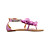  Leatherette Flat Heel Sandals / Flats With Satin Flower Beading Party & Evening Shoes (More Colors Available)