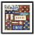  gedrukte kunst abstracte patriottische patchwork i door NBL studio
