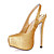  ZSA-ZSA - Sandália Aberta Salto Stiletto com Glitter Brilhante
