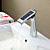 Contemporary Hand Free Sensor Thermostatic Bathroom Sink Faucet-Chrome Finish