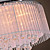  KRAICHTAL - Lustre Moderno Cristal de Tela com 8 Lâmpadas