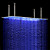 20 x 39 polegadas chuveiro de aço inoxidável com a luz muda de cor levou