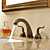  Antique Brass Finish Widespread Bathroom Sink Faucet