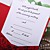  Personalized Classic Decorative Design Invitation With Black Ribbon (Set of 50)