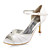  satinado de alta calidad superior talón de aguja con zapatos peep toe de moda Lover