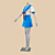  Japanse school uniform cosplay kostuum geïnspireerd door Haruhi Suzumiya