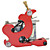 2 Tatoo Guns Kit with LCD Power Supply and 28 Color Ink
