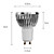  GU10 4W 320-360LM 3000-3500K Warm White Light LED Spot Bulb (85-265V)