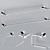  élégance en laiton massif de 5 pièces salle de bain accessoire (0605-0401 +0407 +0405 +0411 +0410)