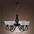  Iron Chandelier with 6 Lights in Antique Style - Upward