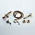  faucet de bronze antigo tub terminar com chuveiro de mão