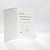  Graceful Blue Folded Wedding Invitation With Ribbon (Set of 50)