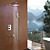  LED Thermostatic Contemporary Wall Mount Shower Faucet (Chrome Finish)