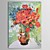  handgemalten Ölgemälde Vase mit Margeriten und Mohnblumen Vincent van.gogh mit gestreckten Rahmen