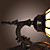  Tiffany Wall Light with 1 Light in Warm Light