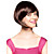  Capless Short High Quality Synthetic Elegant Straight Wigs