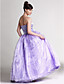  Spring 2009 Lavender Ball Gown Strapless Floor-length Satin Prom Dress (HSX817) Free Shipping