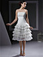  ELPHIA - Vestido de Novia de Organza y Satén