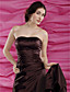  MITENA - Vestido de Damas em Cetim com Xale