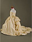  Ball Gown Spaghetti Straps Court Train Taffeta Flower Girl Dress