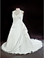  PENINNAH - Kleid für die Braut aus Organza und Satin (Übergrösse)
