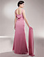  Trumpet/Mermaid V-neck Floor-length Chiffon Mother of the Bride Dress With A Wrap