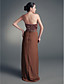  Sheath/ Column Sweetheart Floor-length Chiffon Mother of the Bride Dress With A Wrap