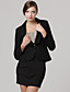  moda clássica / xaile gola mangas compridas ajuste casaco / casacos das mulheres (ff-a-1058016)