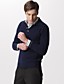  polo collo pulsante anteriore pullover in cashmere / maglioni di cashmere per uomo