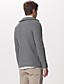  blusas com nervuras toda botão de lapela colar grosso pulôver de cashmere frente / homens caxemira