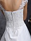 a-line off-the-spalla Corte dei treni organza taffetà abito da sposa
