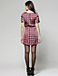  TS Swallow Grid Sheath Dress