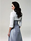  schöne 4.3-Ärmeln Taft Brautkleid Jacke / Hochzeit Wrap