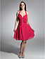  JURGITA - Robe de Cocktail Mousseline Satin