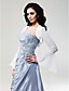 lange Ärmel Chiffon Braut Jacke / Hochzeit Wrap (0455-13)