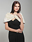  maniche faux fur jacket wedding bridal / scialli