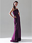  Sheath/Column Strapless Floor-length Satin Bridesmaid Dress