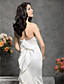  Trumpet/Mermaid Sweetheart Court Train Satin Wedding Dress