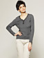  Beaded Neckline Long Sleeves Pullover / Women‘s Pullovers (FF-C-Bl0736610)