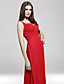  Sheath/Column Straps Sleeveless Floor-length Chiffon Evening Dress