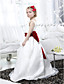  Ball Gown Scoop Floor-length Organza Satin Flower Girl Dress