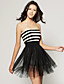  ts striscia mini abito tutu
